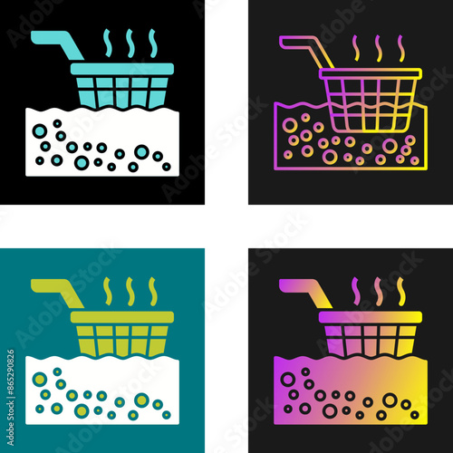Deep Fryer Vector Icon