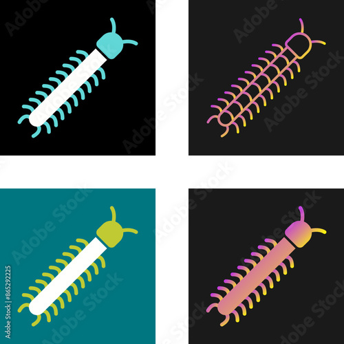 Centipede Vector Icon