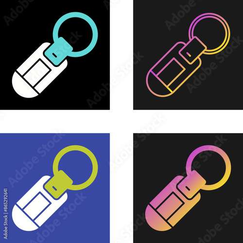 Keychain Vector Icon