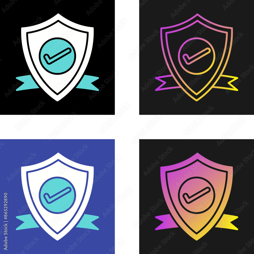 Shield Vector Icon Shield Vector Icon