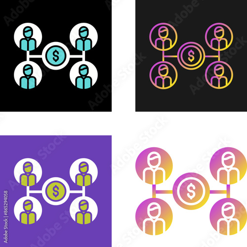 Crowdfunding Vector Icon