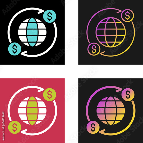 Money Exchange Vector Icon