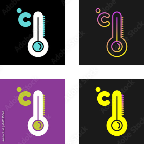 High Temperature Vector Icon