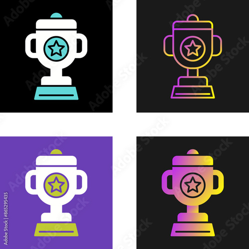 Medal Cup Vector Icon