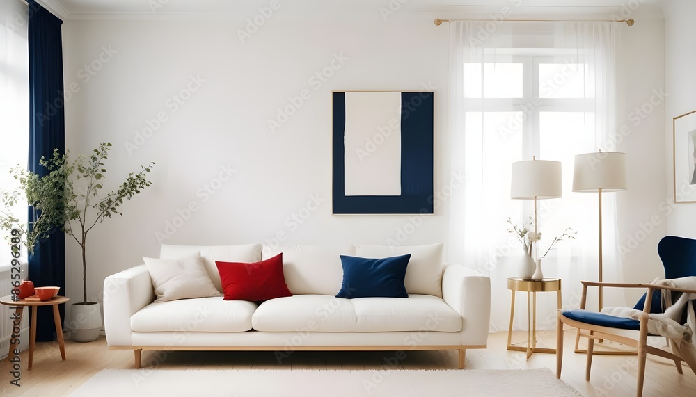 Photo interior modern design room 3d illustration Photo interior modern design room 3d illustration