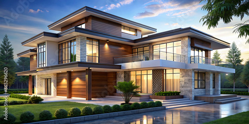 architecture modern house