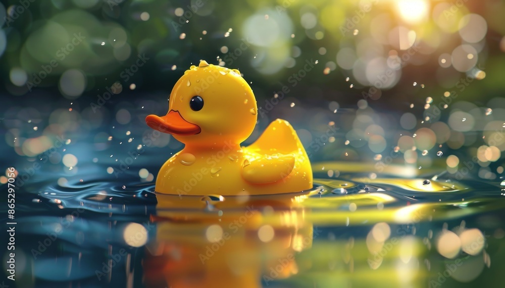 Duck made of rubber Duck made of rubber