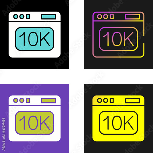 10k Vector Icon