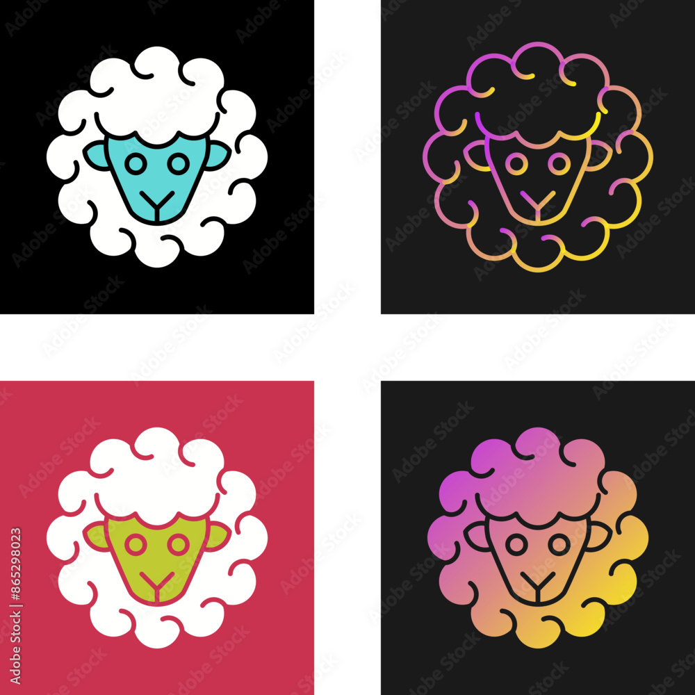 Sheep Vector Icon Sheep Vector Icon