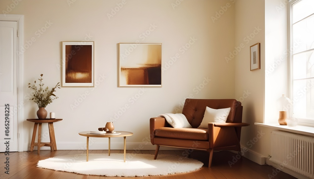 Photo interior modern design room 3d illustration Photo interior modern design room 3d illustration