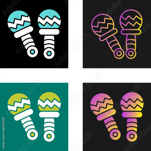 Maracas Vector Icon