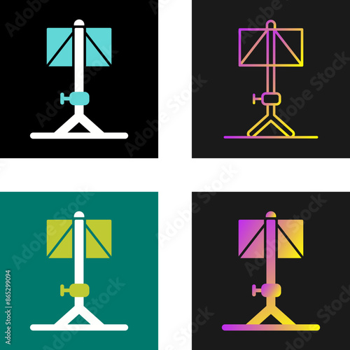 Music Stand Vector Icon