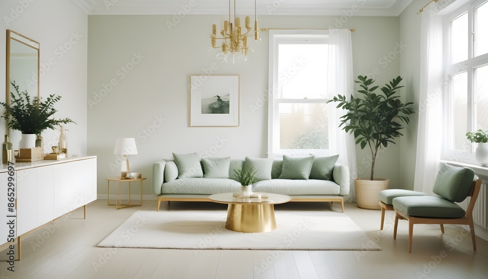 Photo interior modern design room 3d illustration Photo interior modern design room 3d illustration