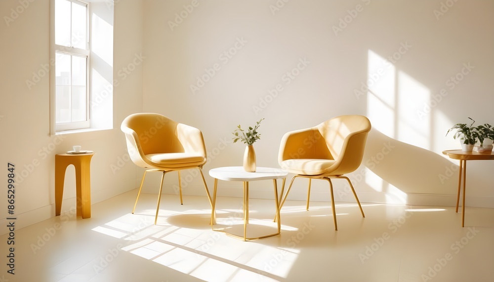 Photo interior modern design room 3d illustration Photo interior modern design room 3d illustration