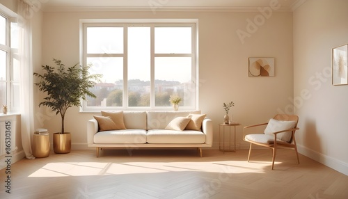 Wallpaper Mural Photo interior modern design room 3d illustration Torontodigital.ca