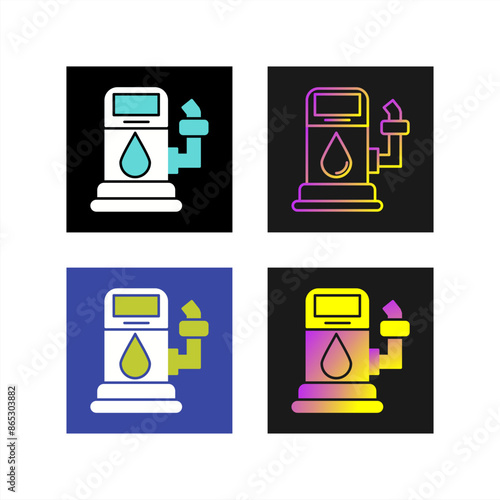 Gas Station Vector Icon