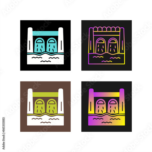 Dam Vector Icon