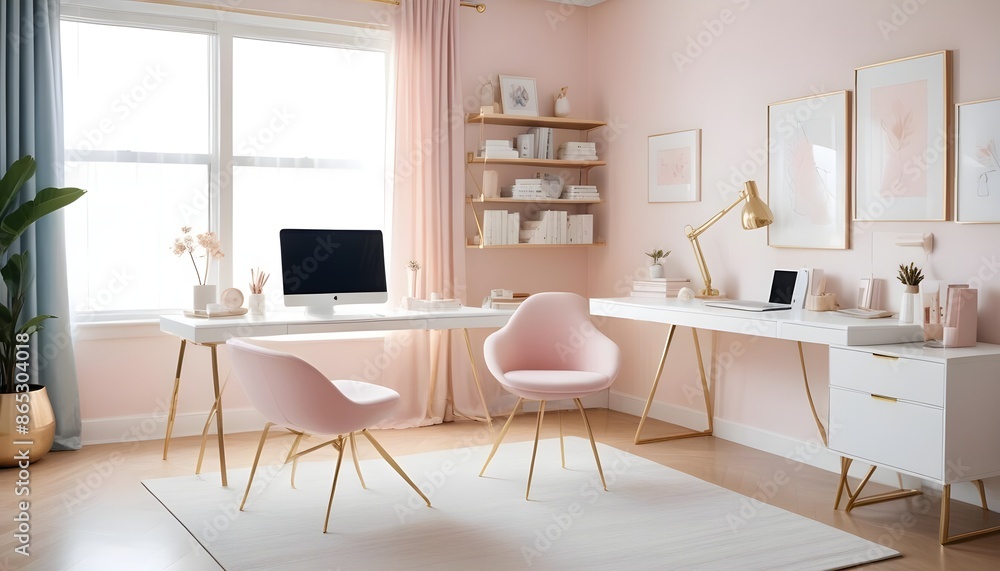 Photo interior modern design room 3d illustration Photo interior modern design room 3d illustration