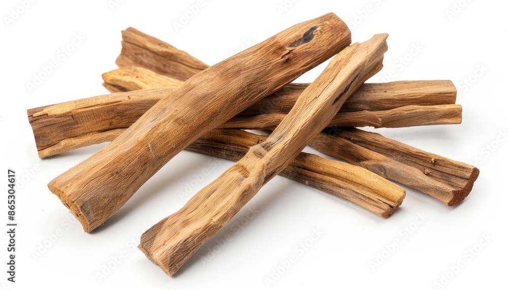 Isolated sandalwood sticks on white Isolated sandalwood sticks on white