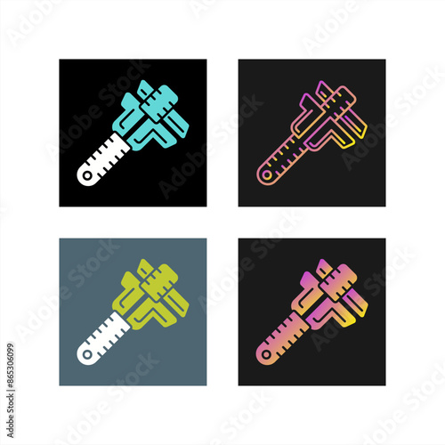 Vernier Caliper Vector Icon