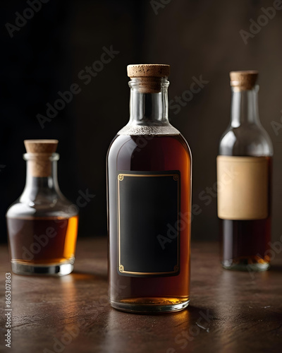 Wallpaper Mural Botellas de licor de varios tamaños Torontodigital.ca