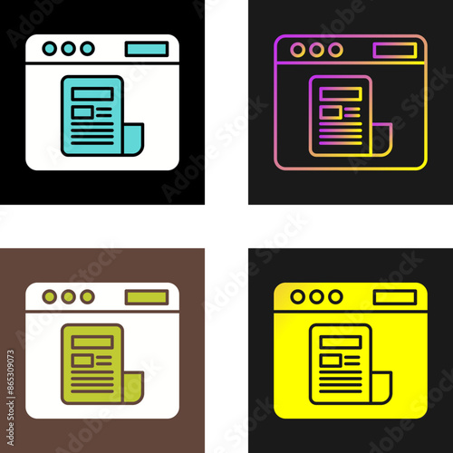 News Feed Vector Icon