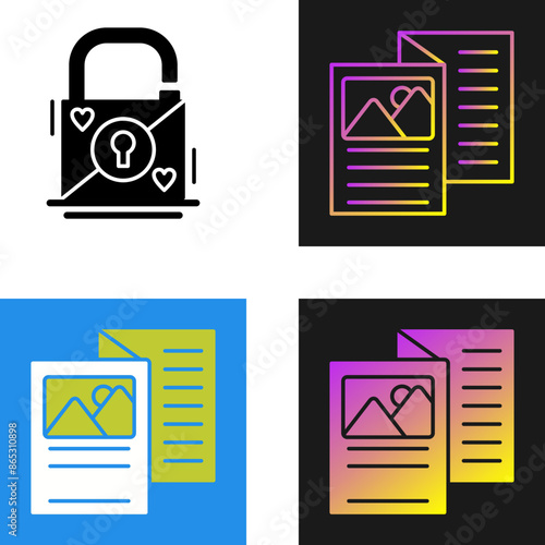 Brochure Vector Icon