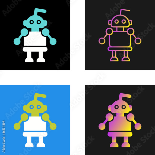 Robot Vector Icon