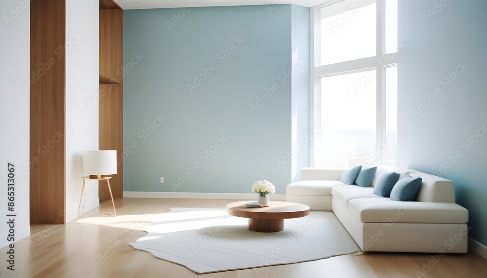 Photo interior modern design room 3d illustration Photo interior modern design room 3d illustration