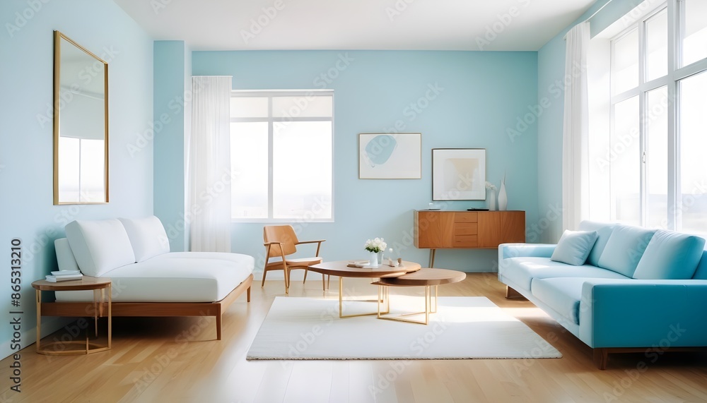 Photo interior modern design room 3d illustration Photo interior modern design room 3d illustration
