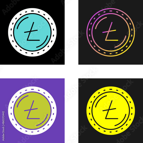 Litecoin Currency Vector Icon
