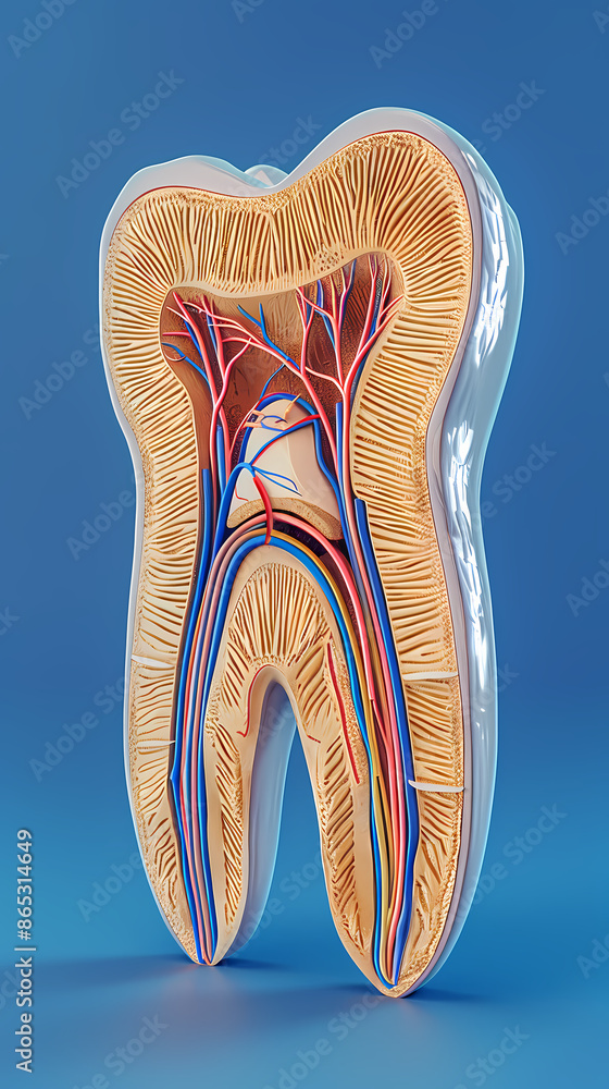Tooth cross-section structure and anatomy Tooth cross-section structure and anatomy