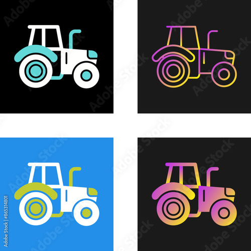 Tractor Vector Icon