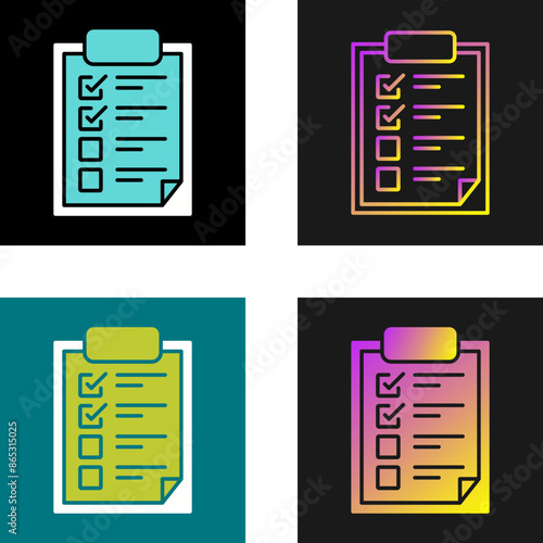 Checklist Vector Icon