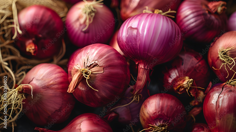 fresh onion Top down view background poster fresh onion Top down view background poster