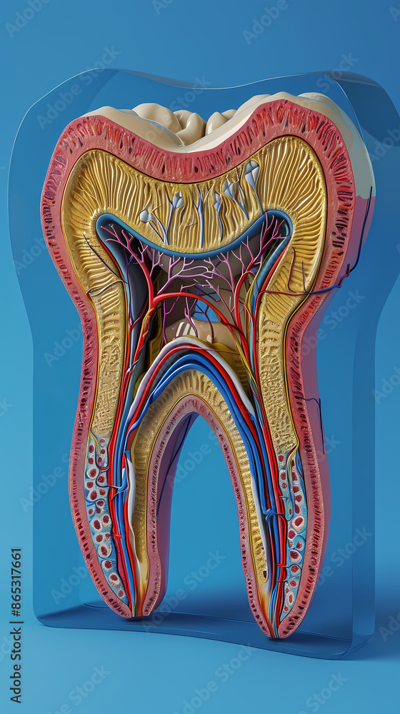 Tooth cross-section structure and anatomy Tooth cross-section structure and anatomy