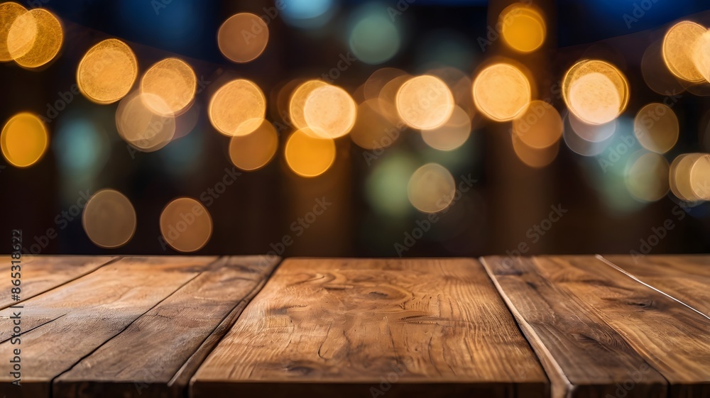table with lights, ai generated table with lights, ai generated