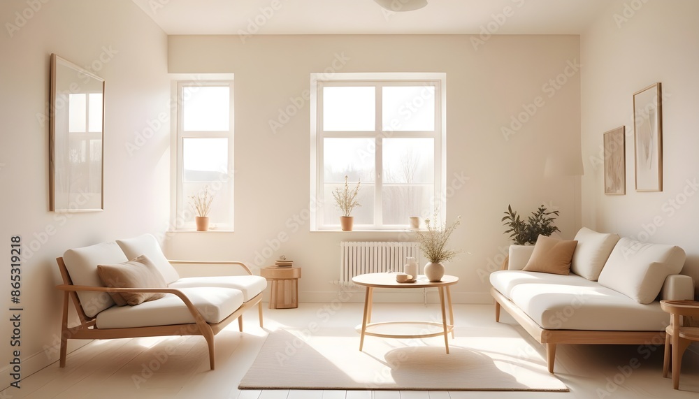 Photo interior modern design room 3d illustration Photo interior modern design room 3d illustration
