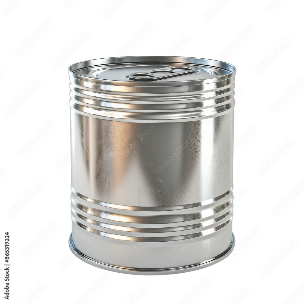 Metallic industrial container with a smooth, shiny surface, perfect for storing liquids or materials in production settings. Isolated on white. Metallic industrial container with a smooth, shiny surface, perfect for storing liquids or materials in production settings. Isolated on white.