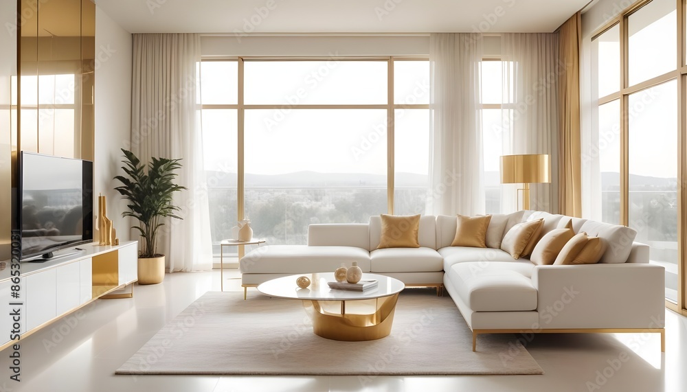 Photo interior modern design room 3d illustration Photo interior modern design room 3d illustration