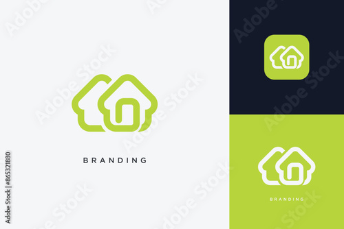 Home Building Logo Modern Structure