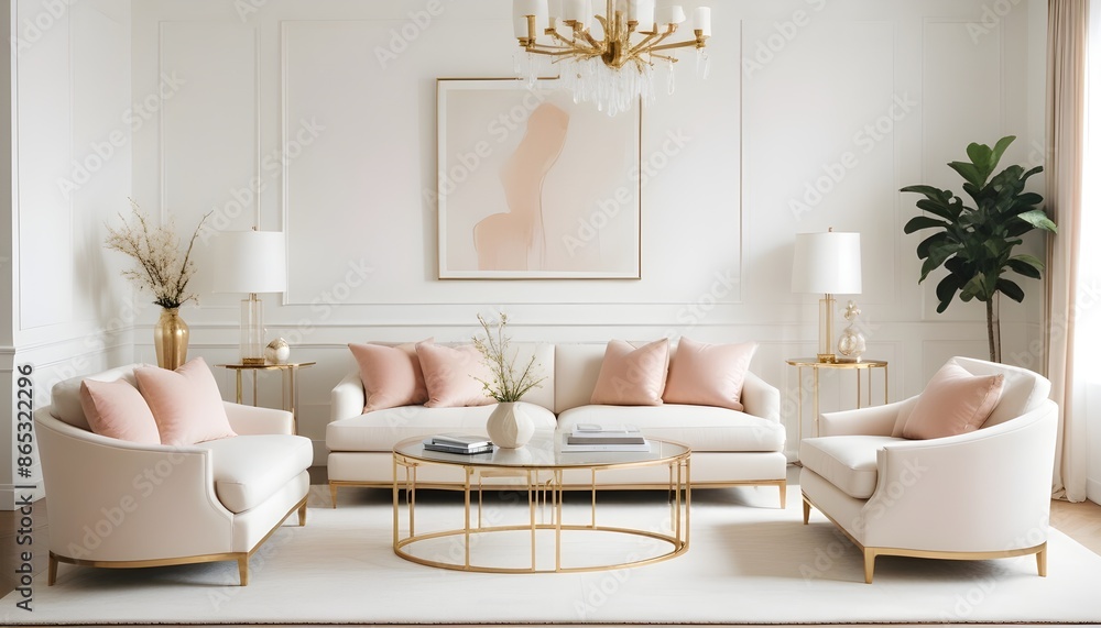 Photo interior modern design room 3d illustration Photo interior modern design room 3d illustration