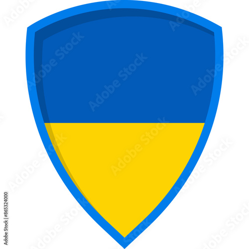 Ukrainian Flag in Shield. Flag of Ukraine. Ukrainian flag symbol. Vector Illustration Free Download Ukrainian Flag in Shield. Flag of Ukraine. Ukrainian flag symbol. Vector Illustration - GFXLoad