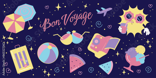 Bon Voyage sticker pack