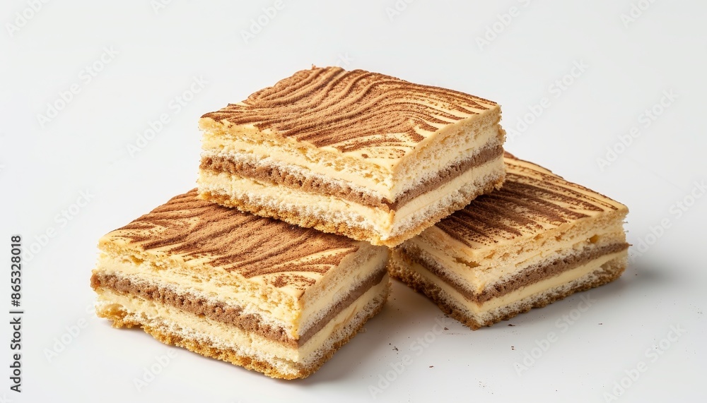 Sweet Italian sponge cookies savoiardi for tiramisu isolated on white background with copy space Sweet Italian sponge cookies savoiardi for tiramisu isolated on white background with copy space