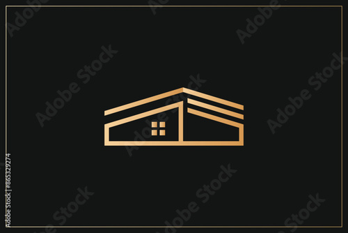 Home Building Logo Modern Structure