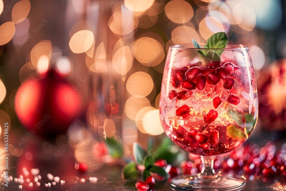 Sparkling Pomegranate Cocktail for Festive Occasions Sparkling Pomegranate Cocktail for Festive Occasions