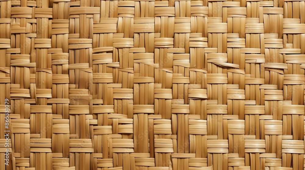 Woven Bamboo Mat Texture Woven Bamboo Mat Texture