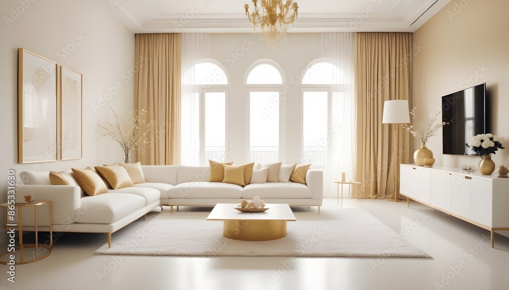 Photo interior modern design room 3d illustration Photo interior modern design room 3d illustration