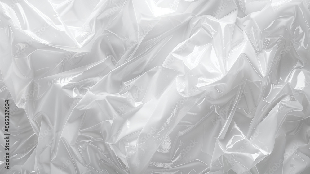 Obraz premium white plastic bag texture abstract background